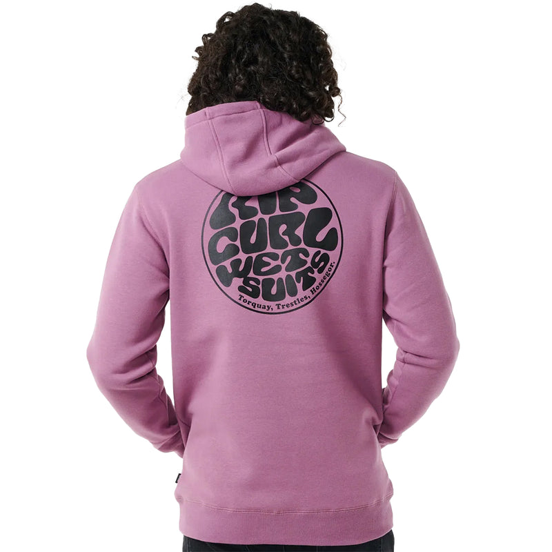 Load image into Gallery viewer, Rip Curl Wetsuit Icon Pullover Hoodie - Dusty Purple 3
