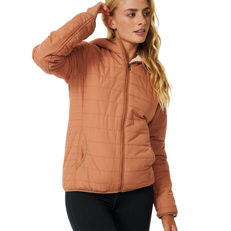 Load image into Gallery viewer, Rip Curl Women's Anti-Series Anoeta Classic Hooded Zip-Up Jacket 3
