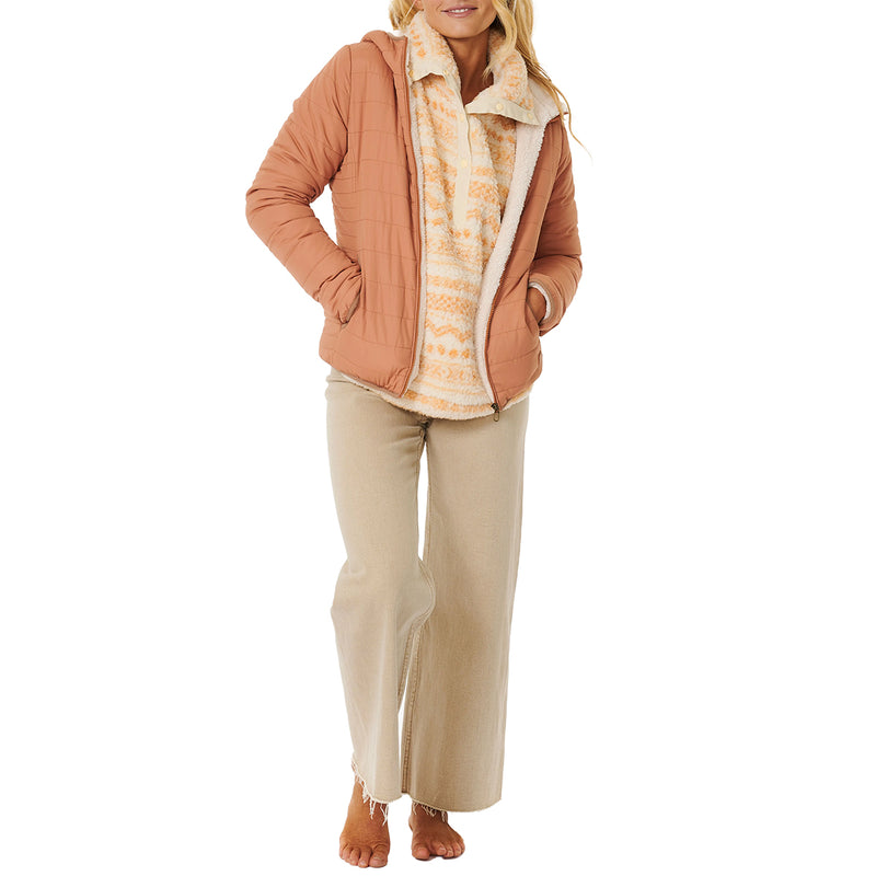 Load image into Gallery viewer, Rip Curl Women's Anti-Series Anoeta Classic Hooded Zip-Up Jacket 7
