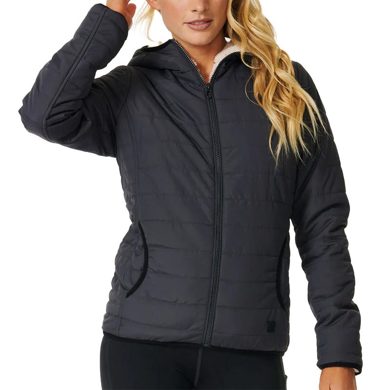 Load image into Gallery viewer, Rip Curl Women's Anti-Series Anoeta Classic Hooded Zip-Up Jacket 8
