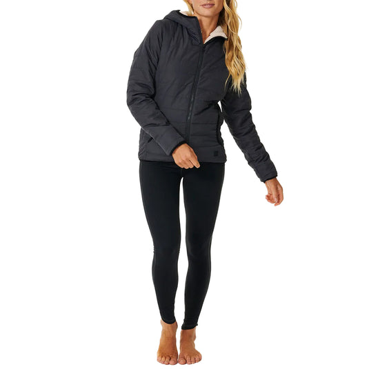 Rip Curl Women's Anti-Series Anoeta Classic Hooded Zip-Up Jacket 12