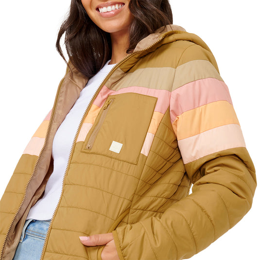 Rip Curl Women's Anti-Series Revival Hooded Zip-Up Jacket 5