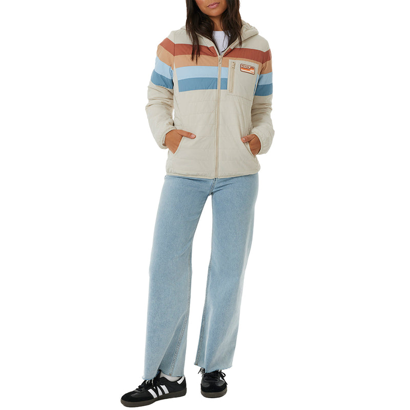 Load image into Gallery viewer, Rip Curl Women's Anti-Series Revival Hooded Zip-Up Jacket 12
