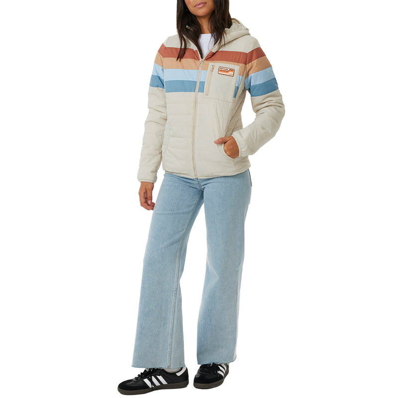 Load image into Gallery viewer, Rip Curl Women's Anti-Series Revival Hooded Zip-Up Jacket 11
