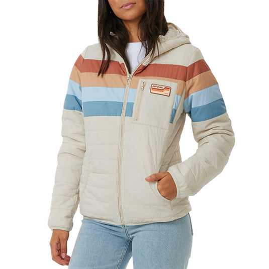 Rip Curl Women's Anti-Series Revival Hooded Zip-Up Jacket 7
