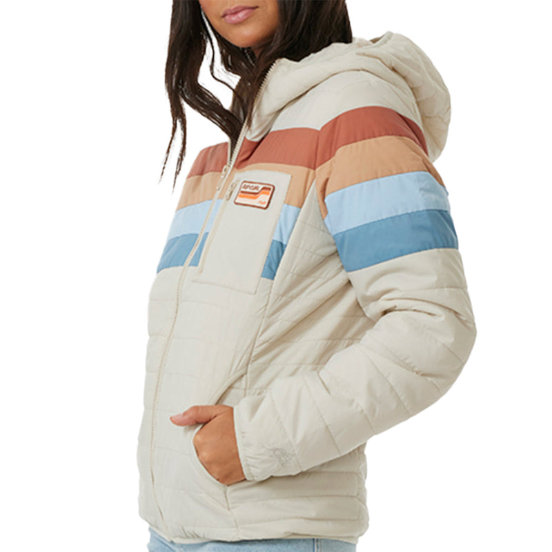 Load image into Gallery viewer, Rip Curl Women's Anti-Series Revival Hooded Zip-Up Jacket 9
