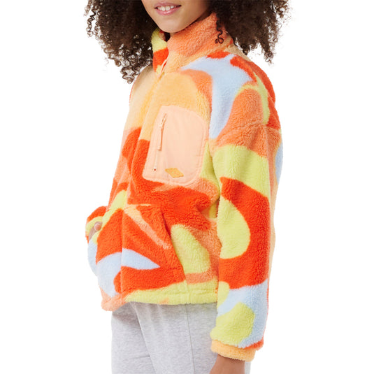 Rip Curl Youth High Tide Polar Fleece Zip-Up Jacket 2