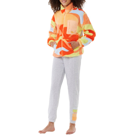 Rip Curl Youth High Tide Polar Fleece Zip-Up Jacket 6