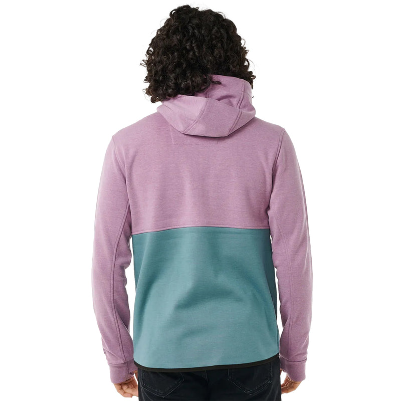 Load image into Gallery viewer, Rip Curl Departed Anti-Series Fleece Zip Hooded Jacket - Dusty Purple 3

