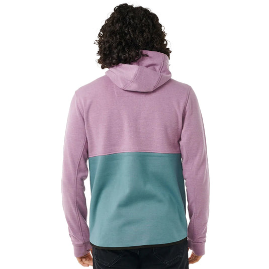 Rip Curl Departed Anti-Series Fleece Zip Hooded Jacket - Dusty Purple 3