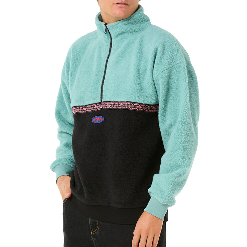 Load image into Gallery viewer, Rip Curl Raw Energy Quarter-Zip Polar Fleece Sweatshirt 2
