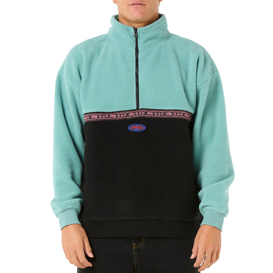 Rip Curl Raw Energy Quarter-Zip Polar Fleece Sweatshirt 1