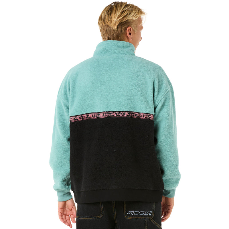 Load image into Gallery viewer, Rip Curl Raw Energy Quarter-Zip Polar Fleece Sweatshirt 3
