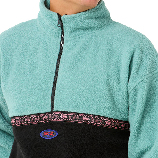 Rip Curl Raw Energy Quarter-Zip Polar Fleece Sweatshirt 5