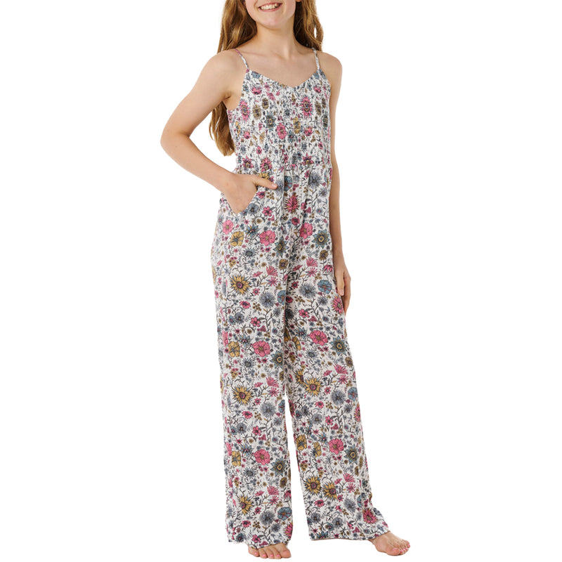 Load image into Gallery viewer, Rip Curl Youth Hibiscus Heat Romper 1
