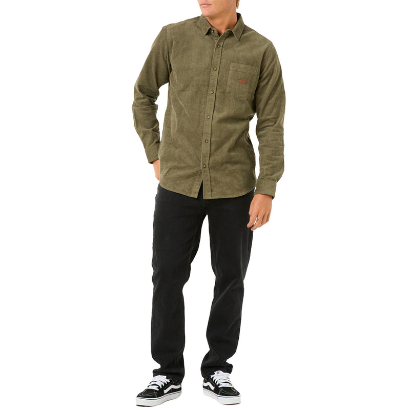Load image into Gallery viewer, Rip Curl Classic Surf Cord Long Sleeve Button-Up Shirt 12
