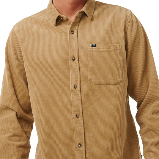Rip Curl Classic Surf Cord Long Sleeve Button-Up Shirt 5