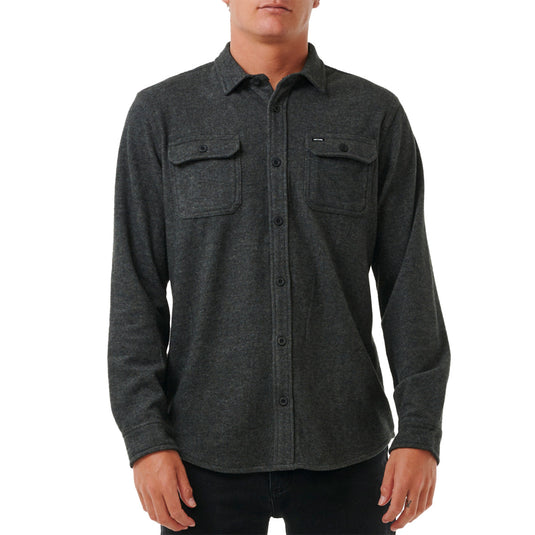 Rip Curl Grid Long Sleeve Button-Up Shirt 1