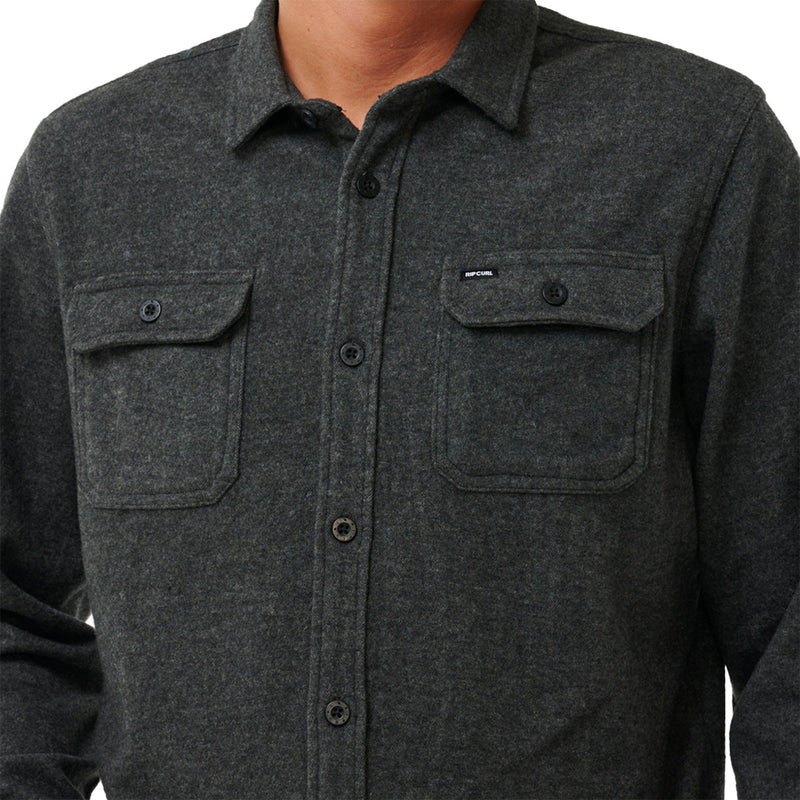 Load image into Gallery viewer, Rip Curl Grid Long Sleeve Button-Up Shirt 6

