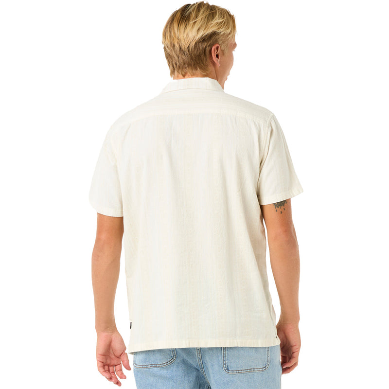 Load image into Gallery viewer, Rip Curl Raw Energy Stripe Short Sleeve Button-Up Shirt 3
