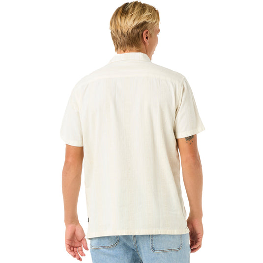 Rip Curl Raw Energy Stripe Short Sleeve Button-Up Shirt 3