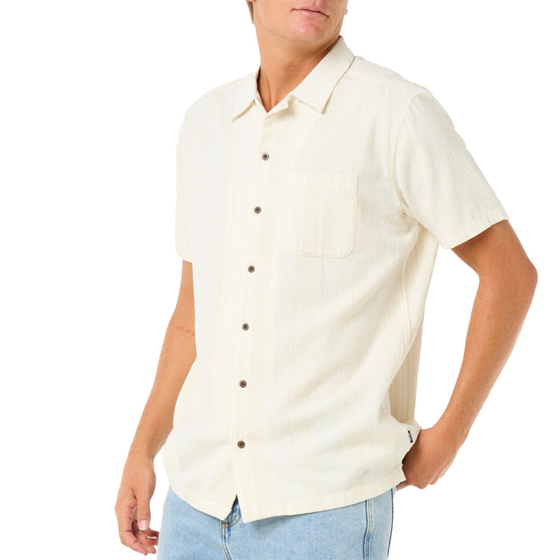 Load image into Gallery viewer, Rip Curl Raw Energy Stripe Short Sleeve Button-Up Shirt 2
