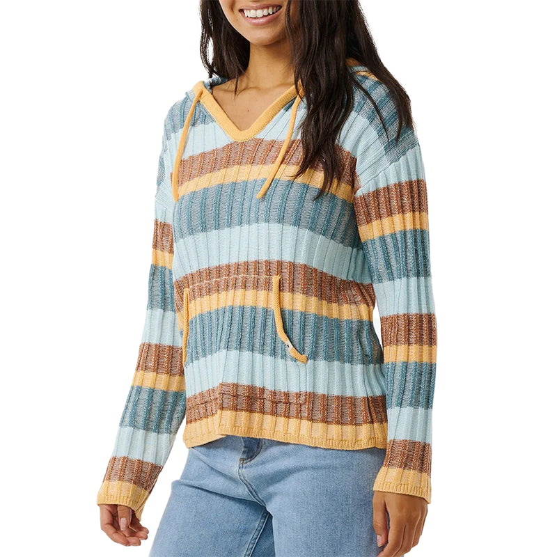Load image into Gallery viewer, Rip Curl Women's Hibiscus Heat Poncho Pullover Hoodie 3
