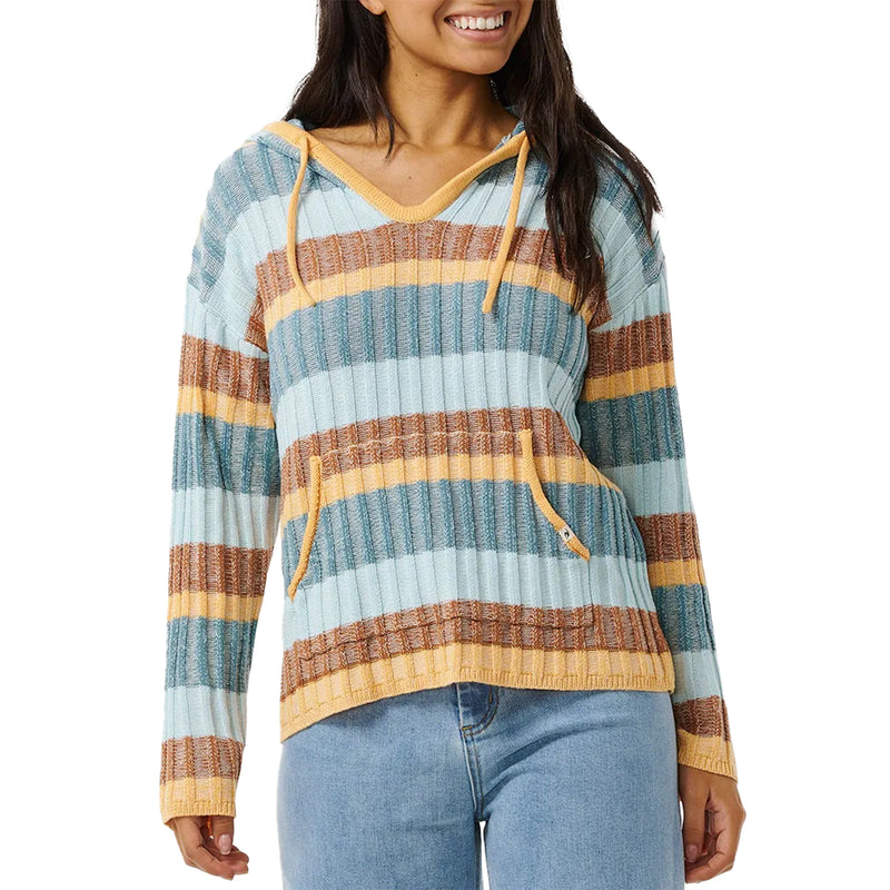 Load image into Gallery viewer, Rip Curl Women's Hibiscus Heat Poncho Pullover Hoodie 2
