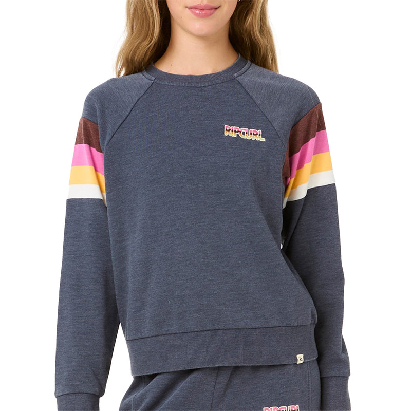 Load image into Gallery viewer, Rip Curl Youth Las Dalias Raglan Crew Sweatshirt 3
