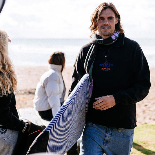 Rip Curl Quest ¼ Zip Crew Sweatshirt 6