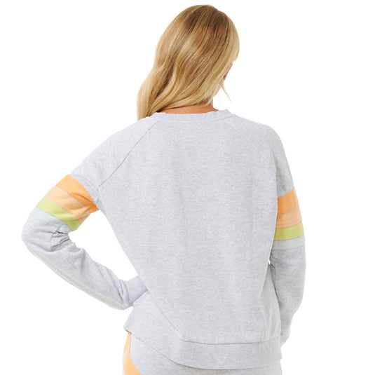Rip Curl Women's High Tide Surf Raglan Crew Sweatshirt 14