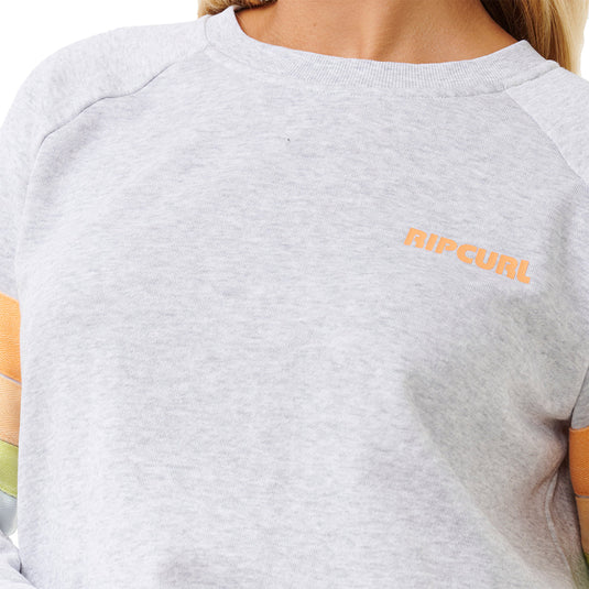 Rip Curl Women's High Tide Surf Raglan Crew Sweatshirt 16