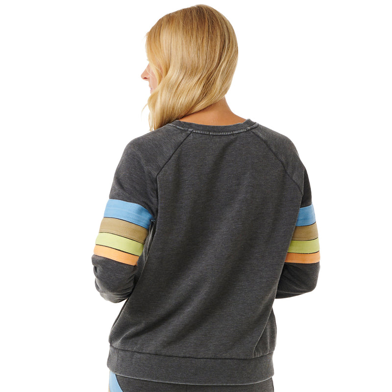 Load image into Gallery viewer, Rip Curl Women's High Tide Surf Raglan Crew Sweatshirt 8
