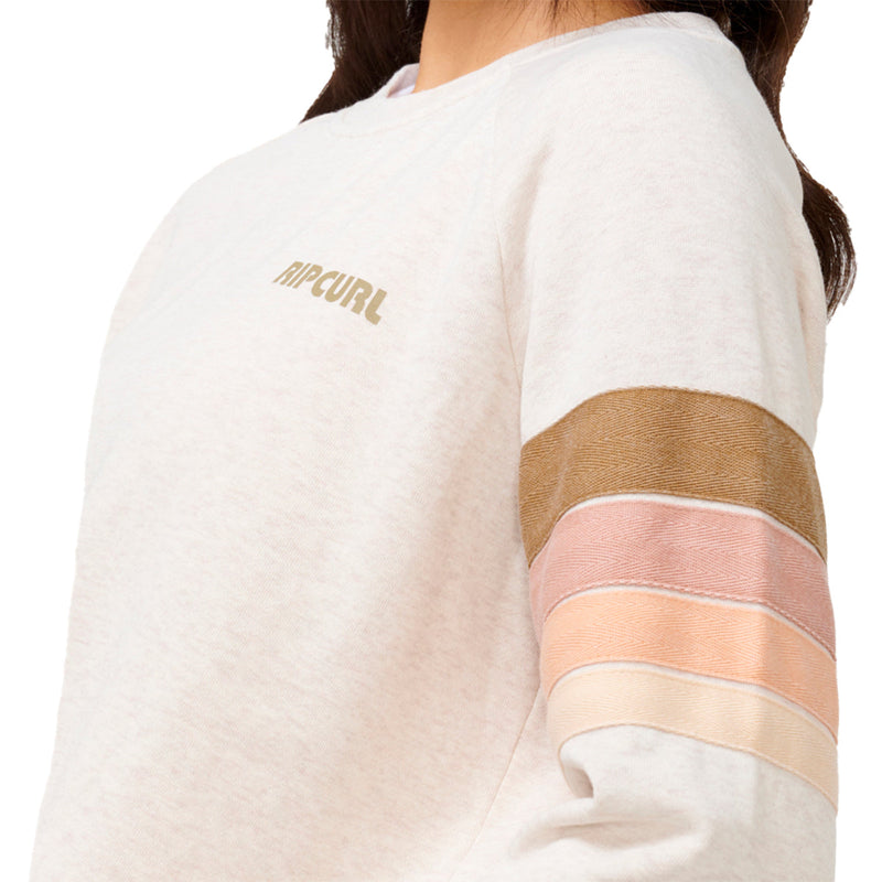 Load image into Gallery viewer, Rip Curl Women's High Tide Surf Raglan Crew Sweatshirt 5
