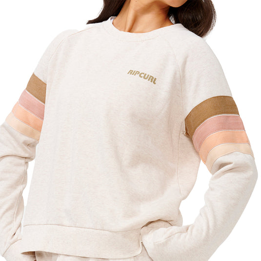 Rip Curl Women's High Tide Surf Raglan Crew Sweatshirt 2