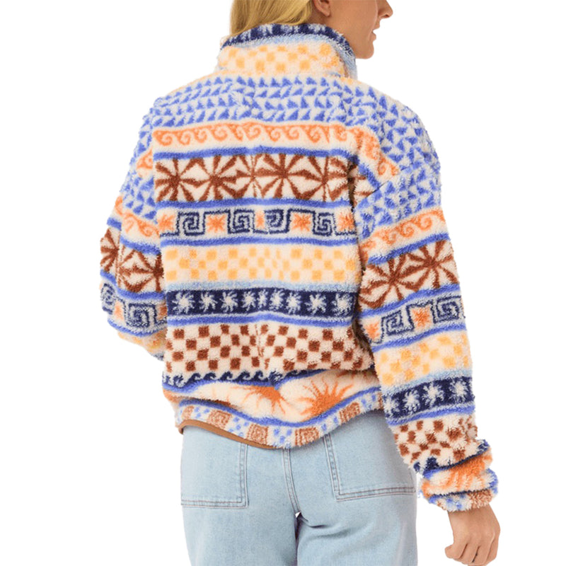 Load image into Gallery viewer, Rip Curl Women's San Carlos Half-Zip Polar Fleece Pullover Sweatshirt 3
