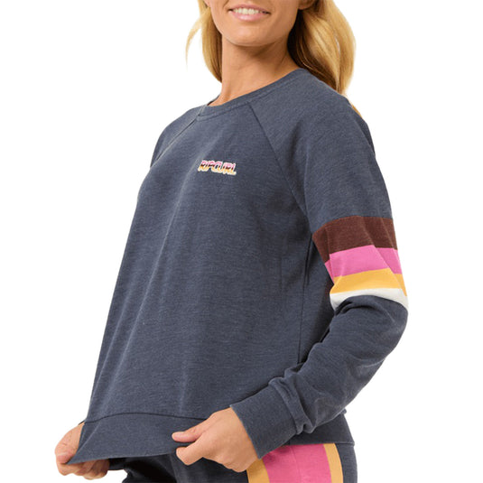 Rip Curl Women's Las Dalias Raglan Crew Sweatshirt 3