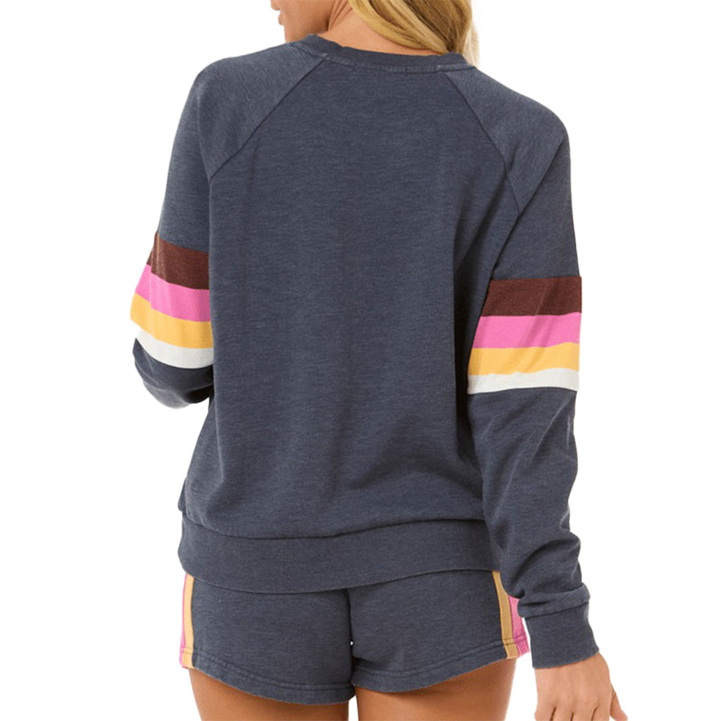 Load image into Gallery viewer, Rip Curl Women's Las Dalias Raglan Crew Sweatshirt 4
