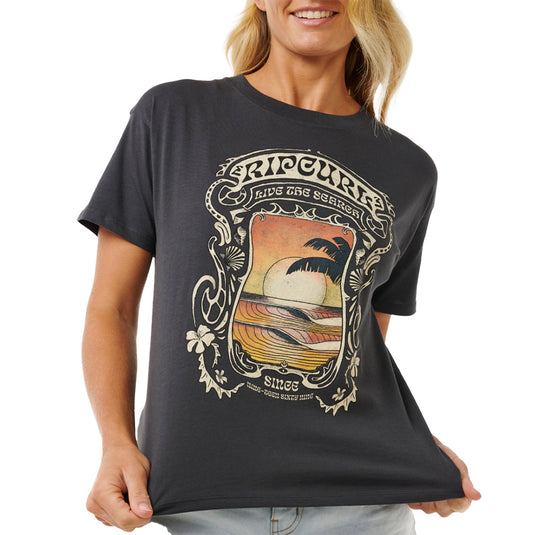 Rip Curl Women's Sea Shells Relaxed T-Shirt 2
