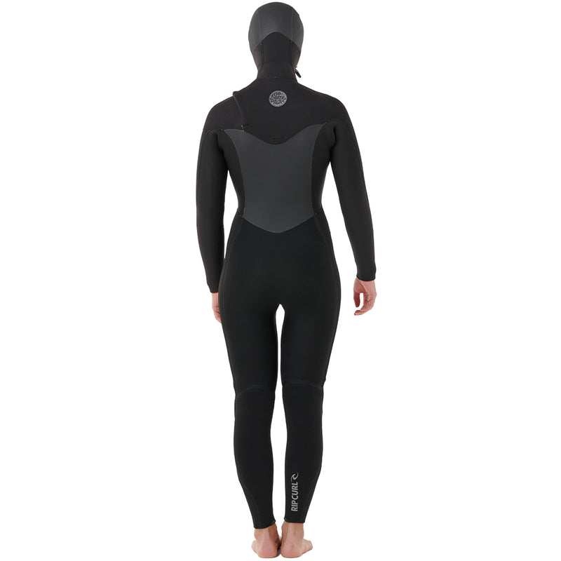 Load image into Gallery viewer, Rip Curl Women's Flashbomb 6/4 Hooded Chest-Zip Wetsuit 2
