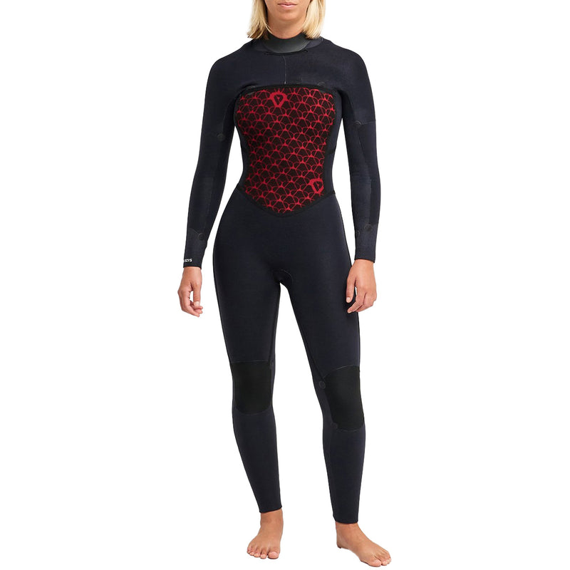 Load image into Gallery viewer, Roxy Women's Swell Natural 5/4 Hooded Chest-Zip Wetsuit 12
