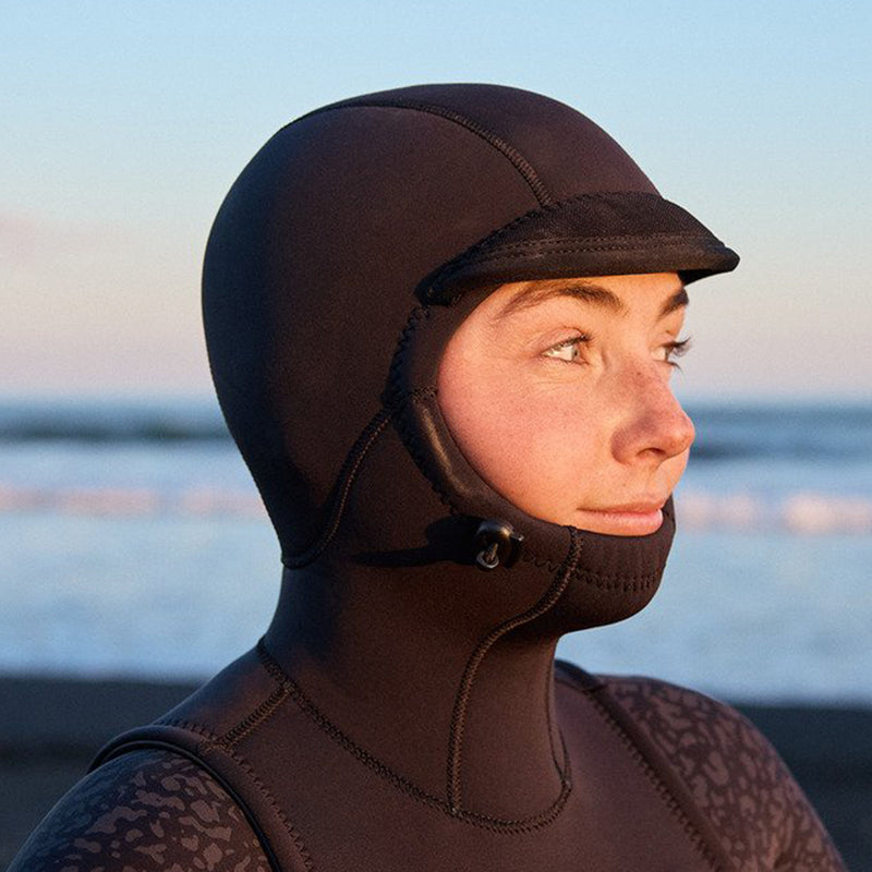 Load image into Gallery viewer, Roxy Women's Swell Natural 5/4 Hooded Chest-Zip Wetsuit 6
