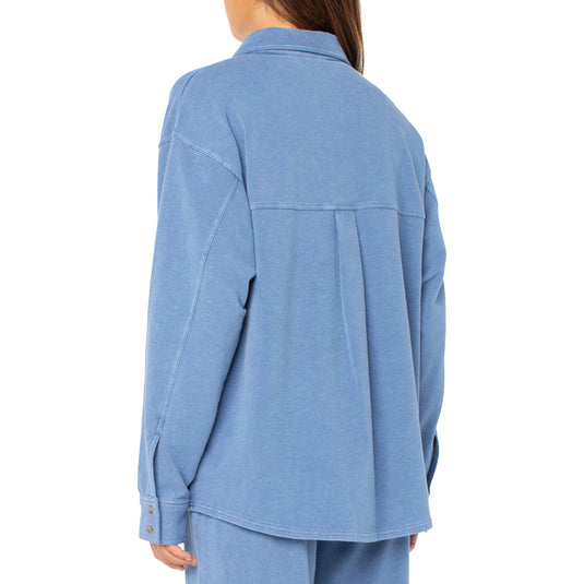 Roxy Women's Dawn Light Top Long Sleeve Button-Up Shirt 2