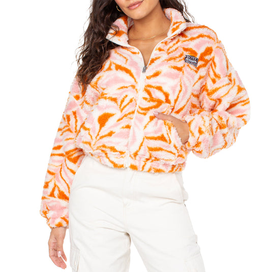 Roxy Women's Cold Surf Fleece Zip-Up Jacket 1