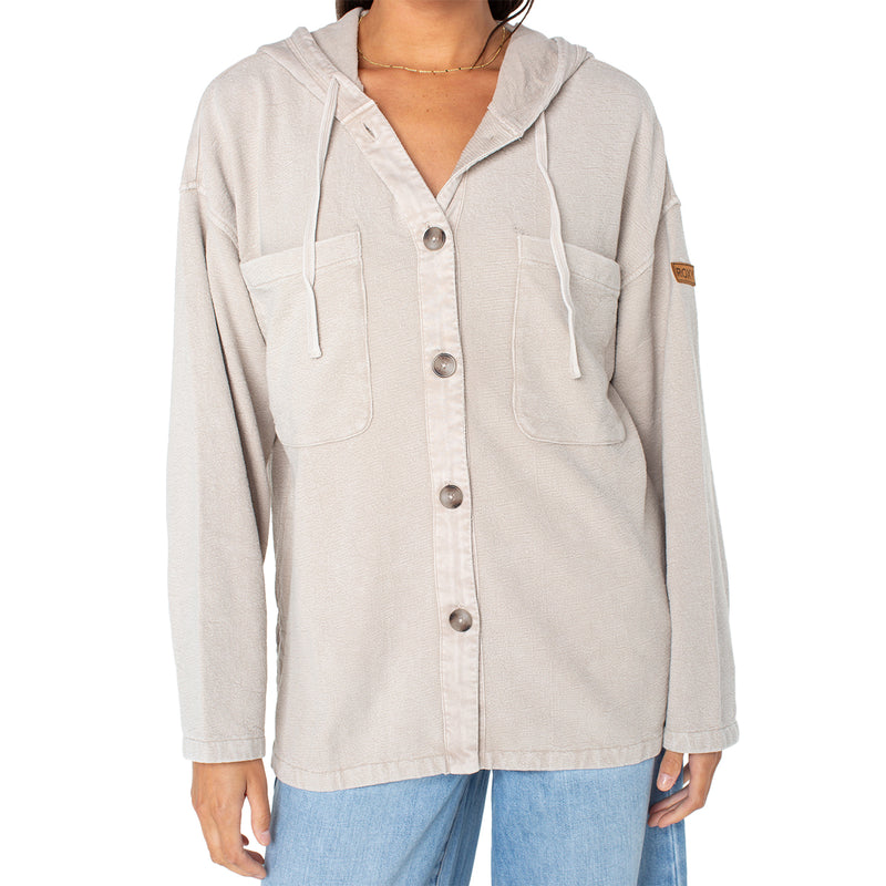 Load image into Gallery viewer, Roxy Women's Clear Water Shacket Jacket 1
