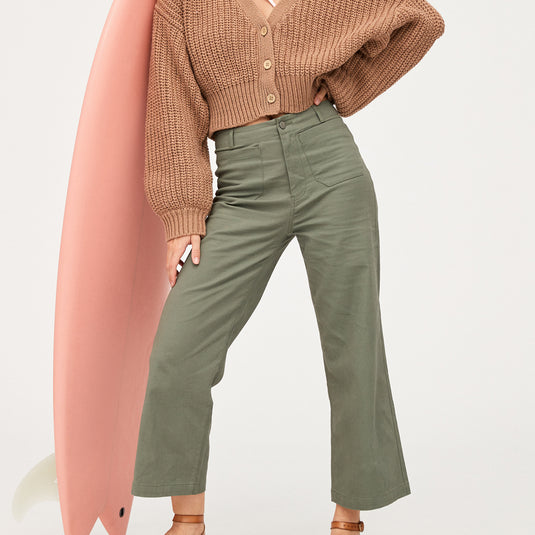 Roxy Women's Coastal Cruiser Wide Leg Pants 8