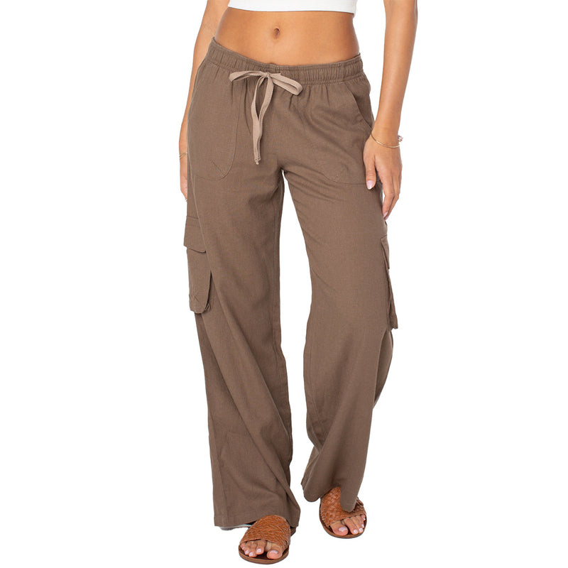 Load image into Gallery viewer, Roxy Women's Lagoon Cargo Pants 1
