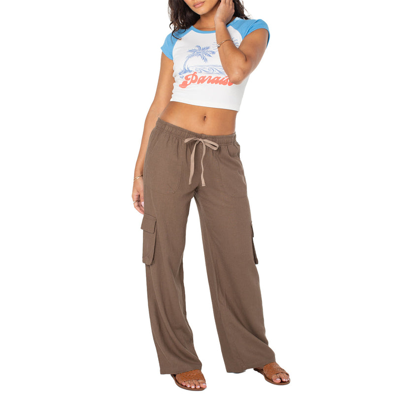 Load image into Gallery viewer, Roxy Women's Lagoon Cargo Pants 4
