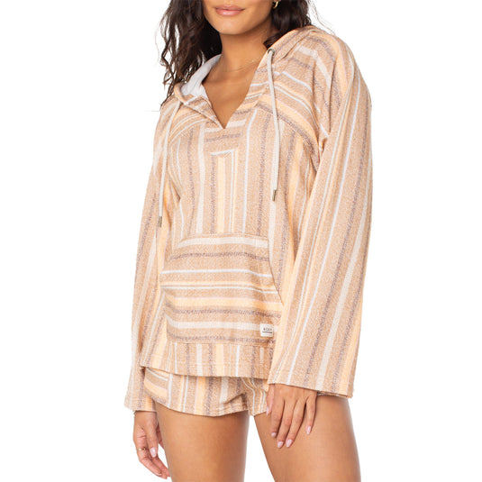Roxy Women's Wild and Free Poncho Pullover Hoodie 1