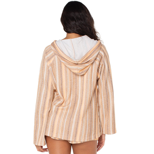 Roxy Women's Wild and Free Poncho Pullover Hoodie 3